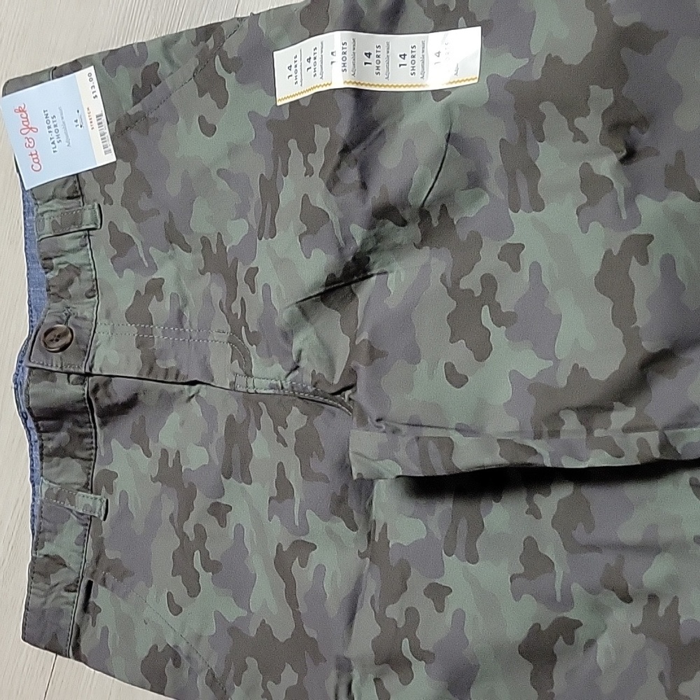 Boys camo shorts